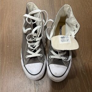 Converse Gray High-Top Sneakers